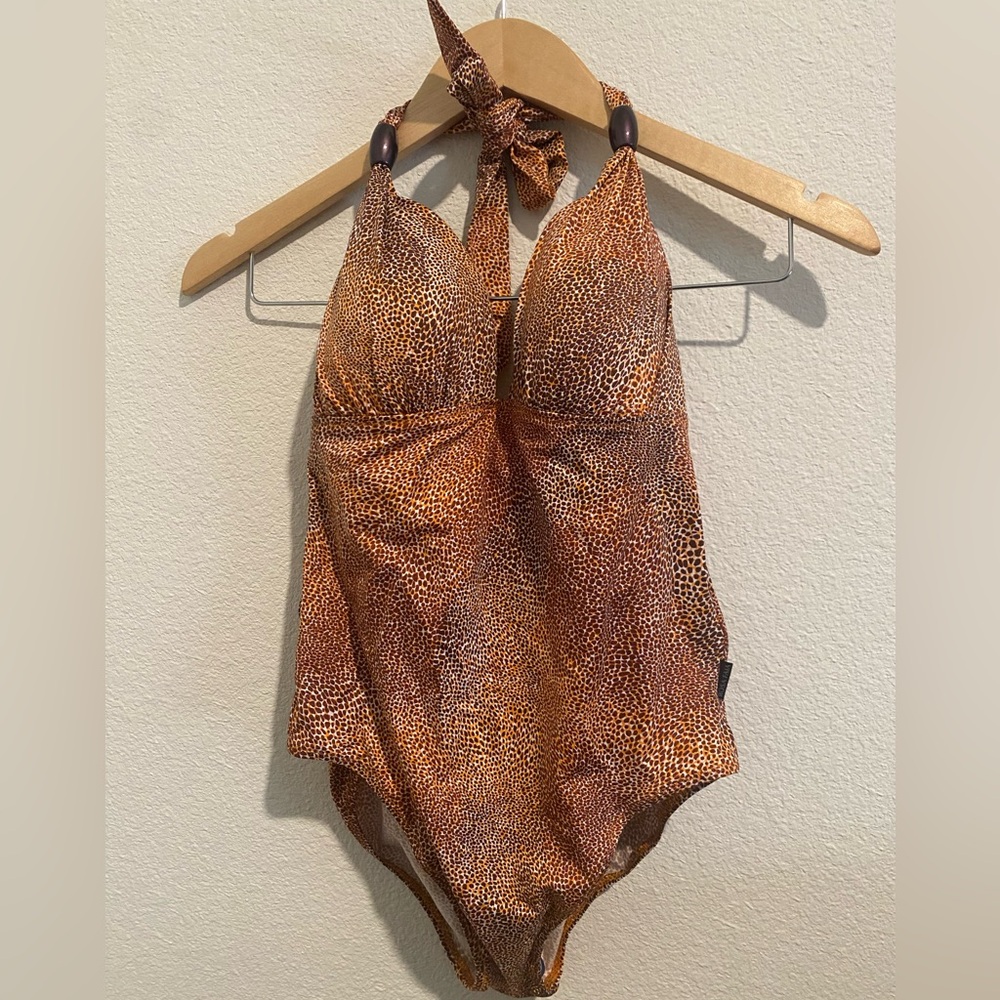 Leopard Print Women's swim suit